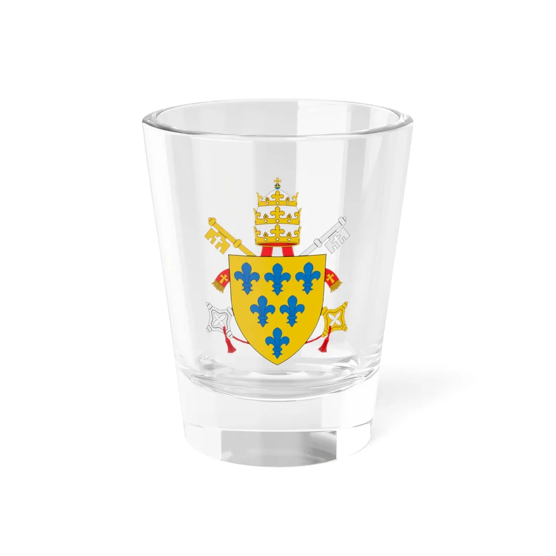 C o a Paulus III (Spain) (Coat of Arms) Shot Glass 1.5oz 1.5oz - Go Mug Yourself