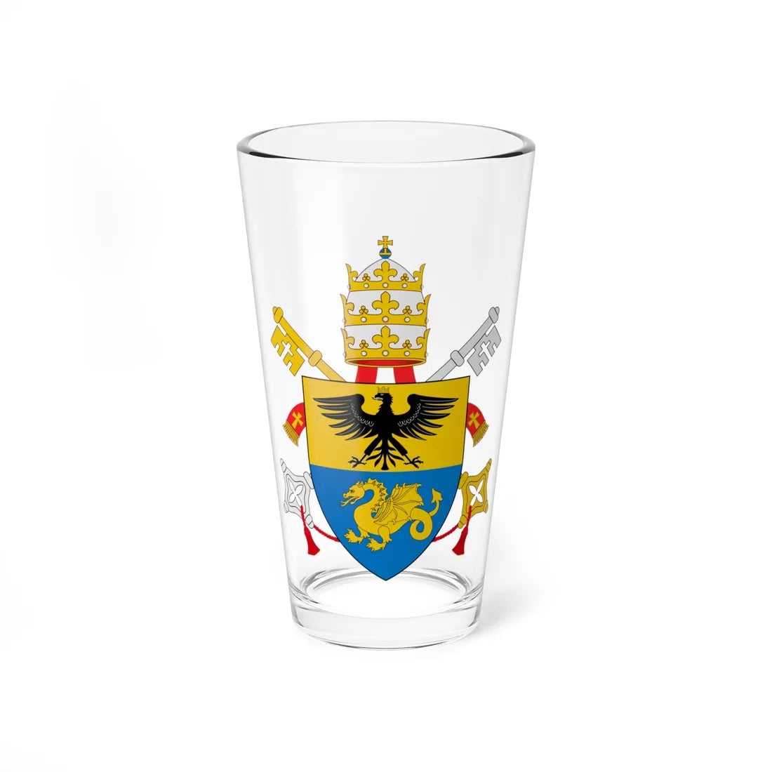 C o a Paulus V (Spain) (Coat of Arms) Pint Glass 16oz 16oz - Go Mug Yourself
