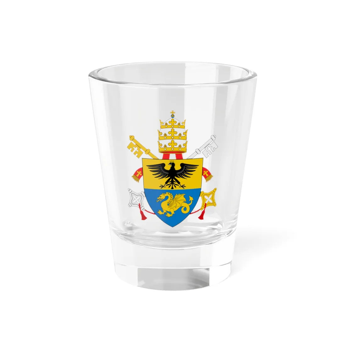 C o a Paulus V (Spain) (Coat of Arms) Shot Glass 1.5oz 1.5oz - Go Mug Yourself