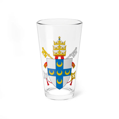 C o a Piccolomini Popes (Spain) (Coat of Arms) Pint Glass 16oz 16oz - Go Mug Yourself