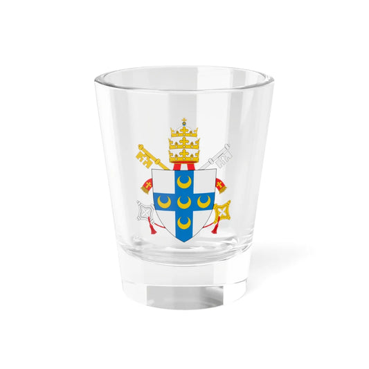 C o a Piccolomini Popes (Spain) (Coat of Arms) Shot Glass 1.5oz 1.5oz - Go Mug Yourself