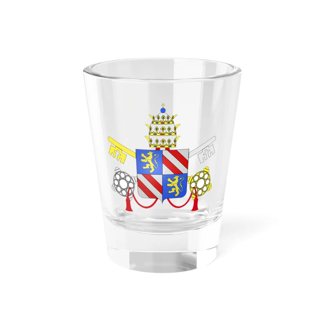 C o a Pio IX (Italy) (Coat of Arms) Shot Glass 1.5oz 1.5oz - Go Mug Yourself