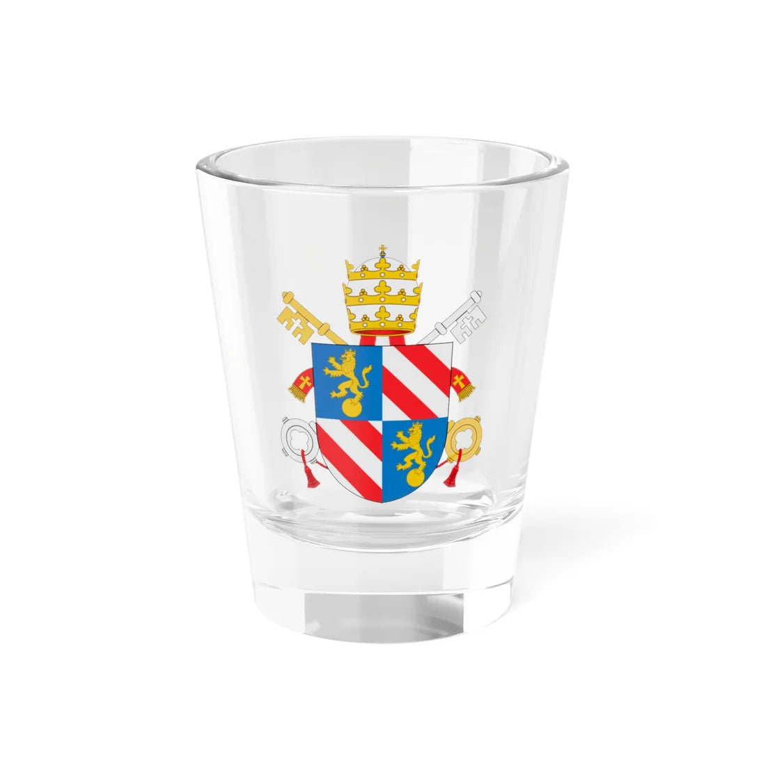 C o a Pius IX (Spain) (Coat of Arms) Shot Glass 1.5oz 1.5oz - Go Mug Yourself