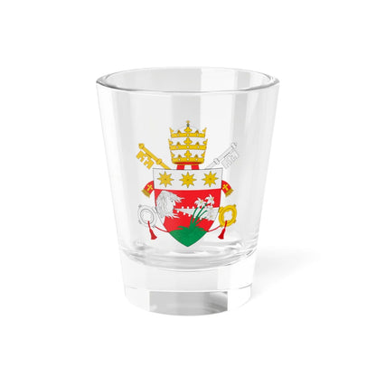 C o a Pius VI (Italy) (Coat of Arms) Shot Glass 1.5oz 1.5oz - Go Mug Yourself