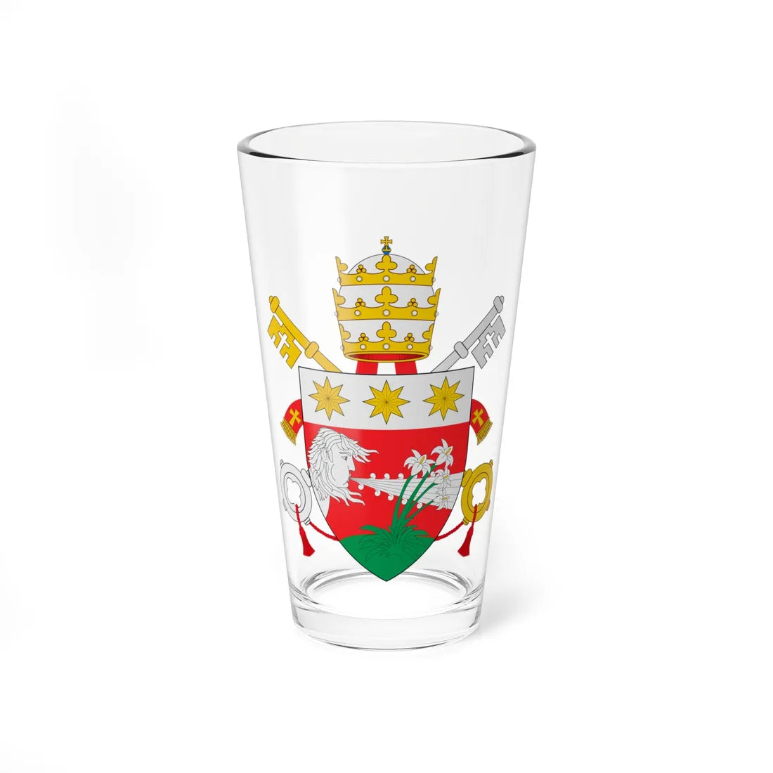 C o a Pius VI (Spain) (Coat of Arms) Pint Glass 16oz 16oz - Go Mug Yourself