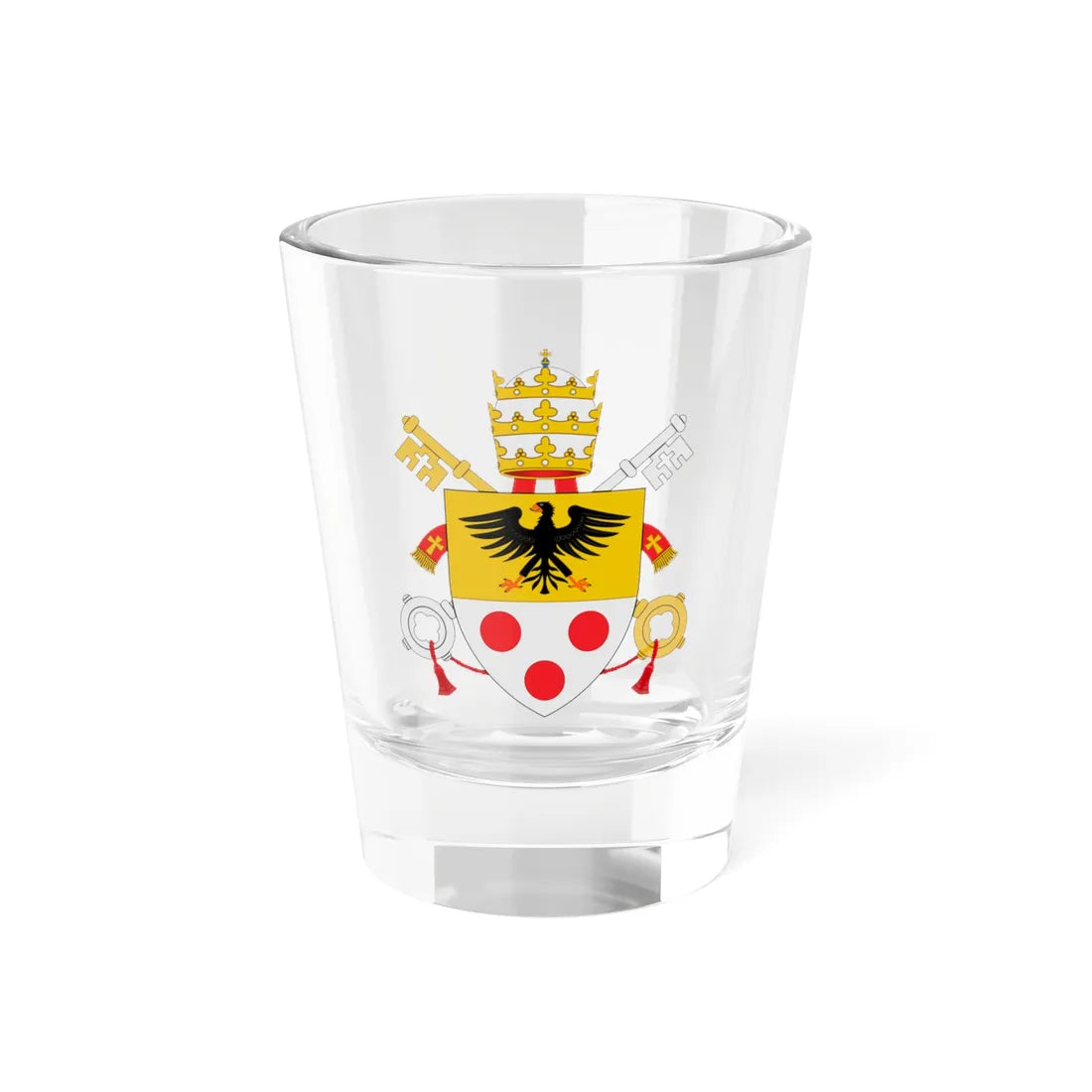C o a Pius XI (Spain) (Coat of Arms) Shot Glass 1.5oz 1.5oz - Go Mug Yourself