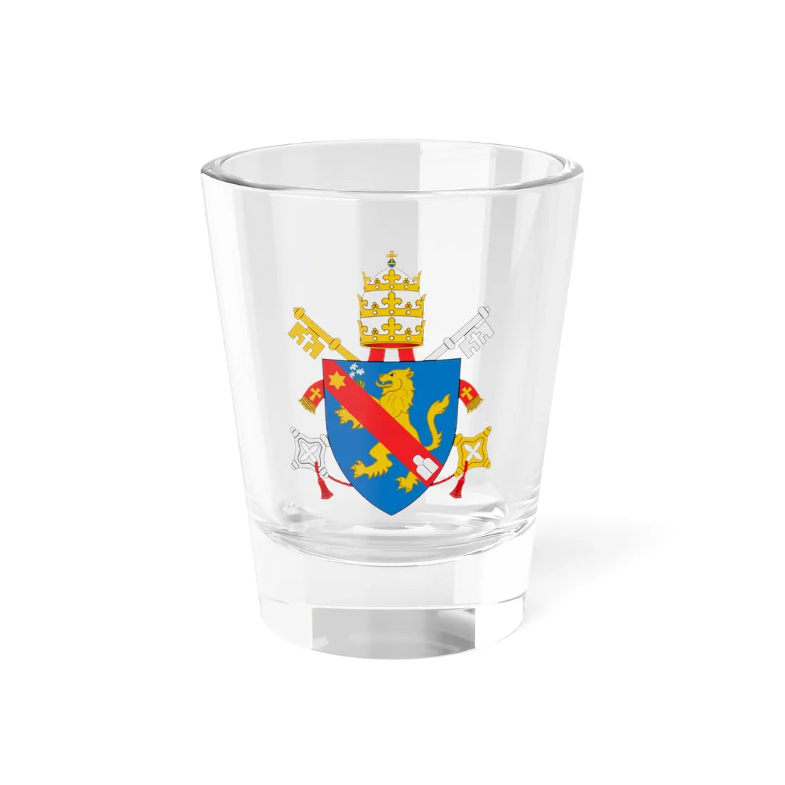 C o a Sixtus V (Spain) (Coat of Arms) Shot Glass 1.5oz 1.5oz - Go Mug Yourself