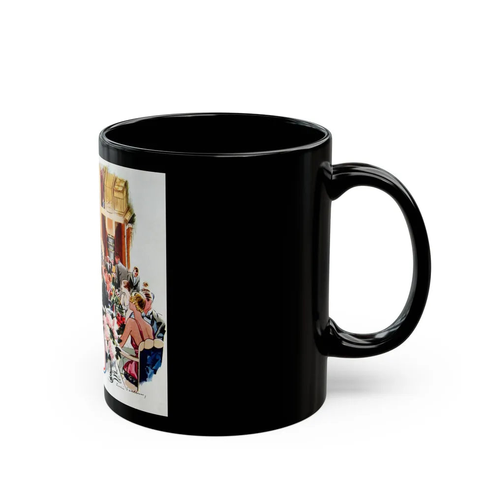 Dinner at Eight, Time Magazine, April 3, 1933 - Black Coffee Mug-Go Mug Yourself