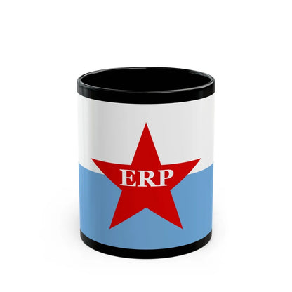 Flag of People's Revolutionary Army ERP - Black Coffee Mug-11oz-Go Mug Yourself