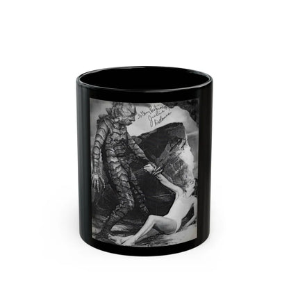 Julia Adams #79 (Vintage Female Icon) Black Coffee Mug-11oz-Go Mug Yourself