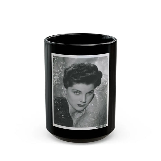 Debra Paget #617 (Vintage Female Icon) Black Coffee Mug-15oz-Go Mug Yourself