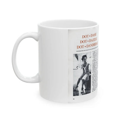 Dorothy Dandridge #97 - Pages 1 & 2 of 8 Featuring, Dorothy with, 2 B&W Photos & Article from Pageant Digest Mag. June '55 (Vintage Female Icon) White Coffee Mug-Go Mug Yourself