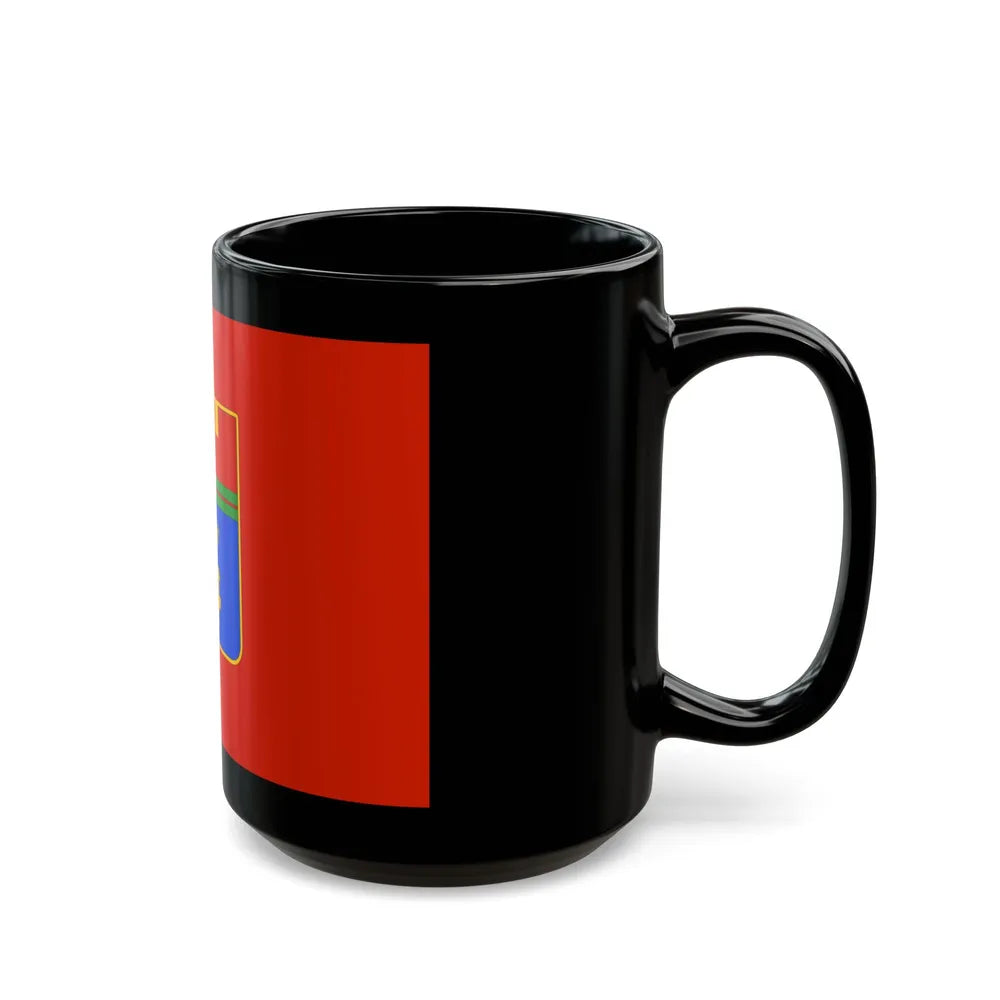 Flag of Volgograd Russia - Black Coffee Mug-Go Mug Yourself