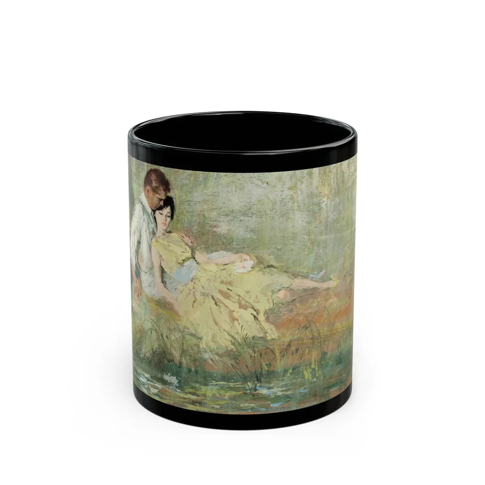 Cosmopolitan magazine illustration - Black Coffee Mug-11oz-Go Mug Yourself