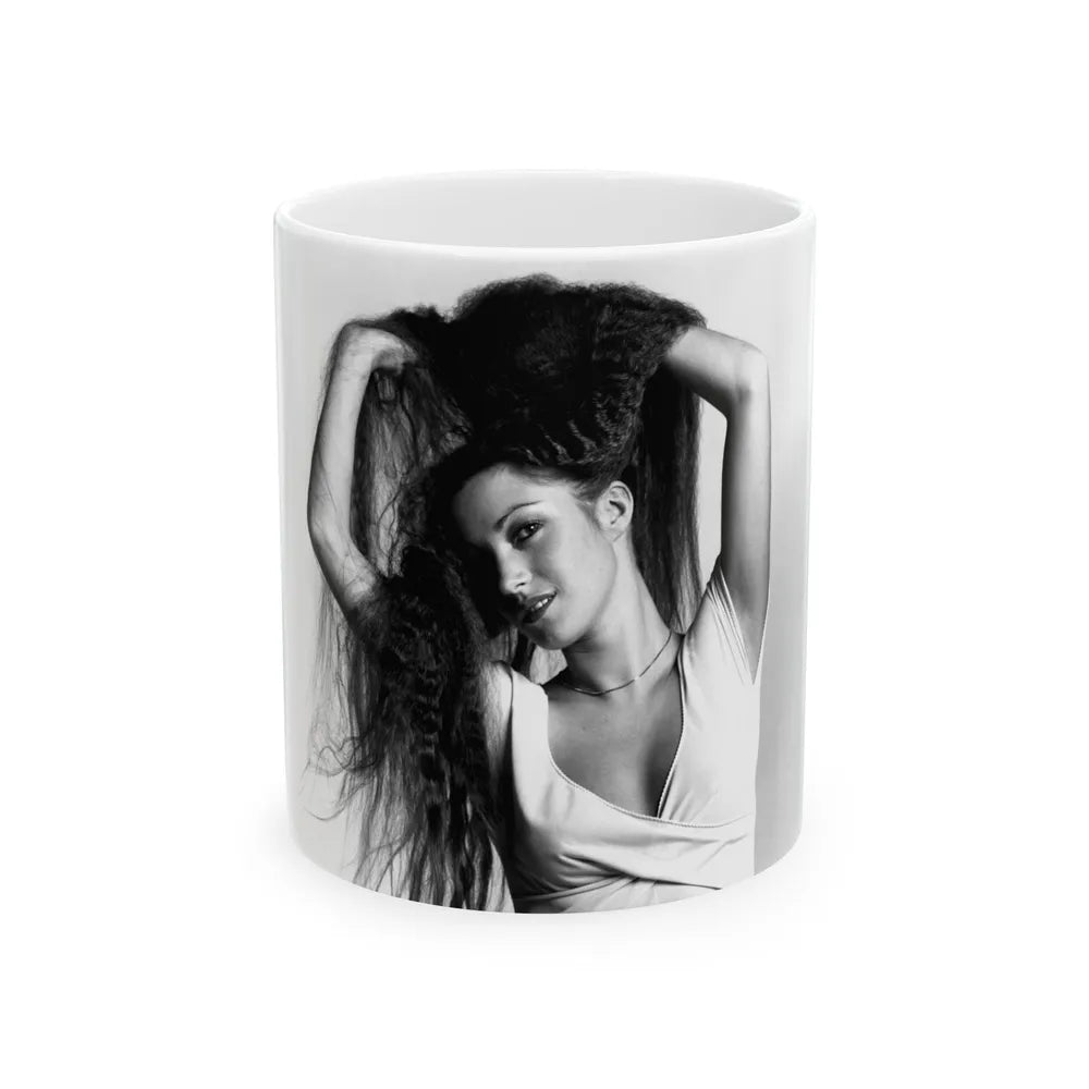 Jane Seymour #56 (Vintage Female Icon) White Coffee Mug-11oz-Go Mug Yourself