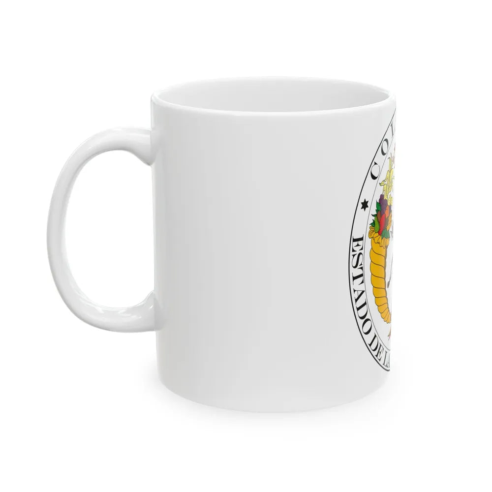 Coat of arms of New Granada (1830) - White Coffee Mug-Go Mug Yourself