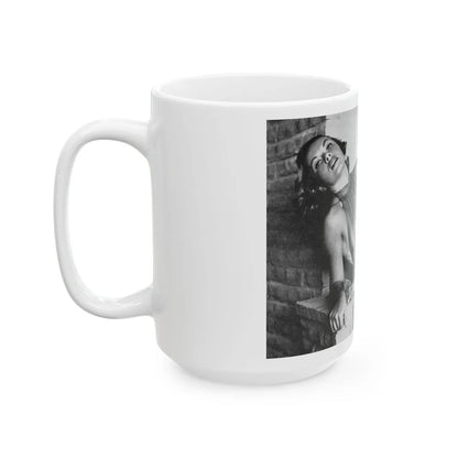 Dawn Richard #19 - See through top (Vintage Female Icon) White Coffee Mug-Go Mug Yourself