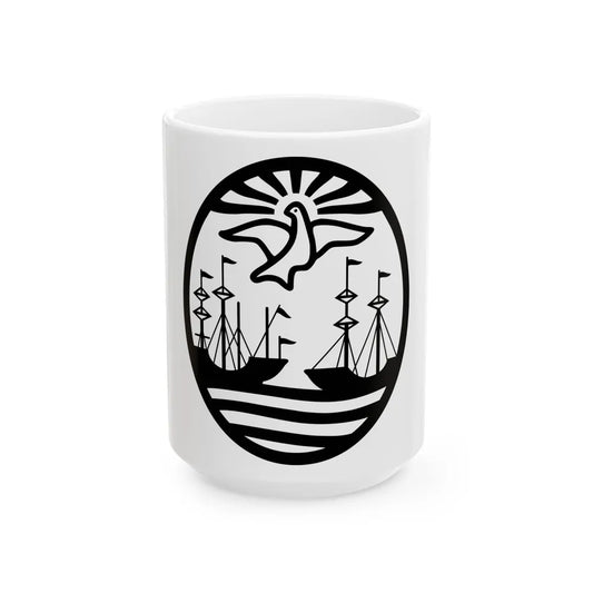 Coat of Arms Buenos Aires Argentina - White Coffee Mug-15oz-Go Mug Yourself