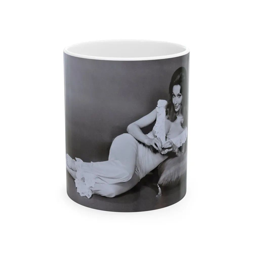 Francine York #183 (Vintage Female Icon) White Coffee Mug-11oz-Go Mug Yourself