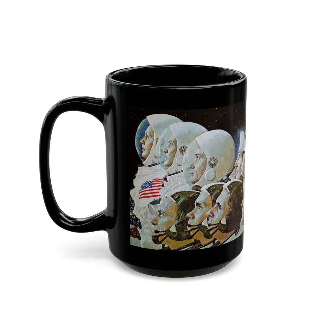 Rockwell2 (15) - Black Coffee Mug-Go Mug Yourself