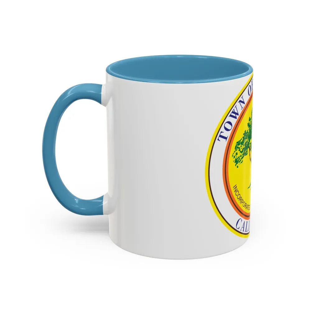 Seal of Atherton California - Accent Coffee Mug-Go Mug Yourself