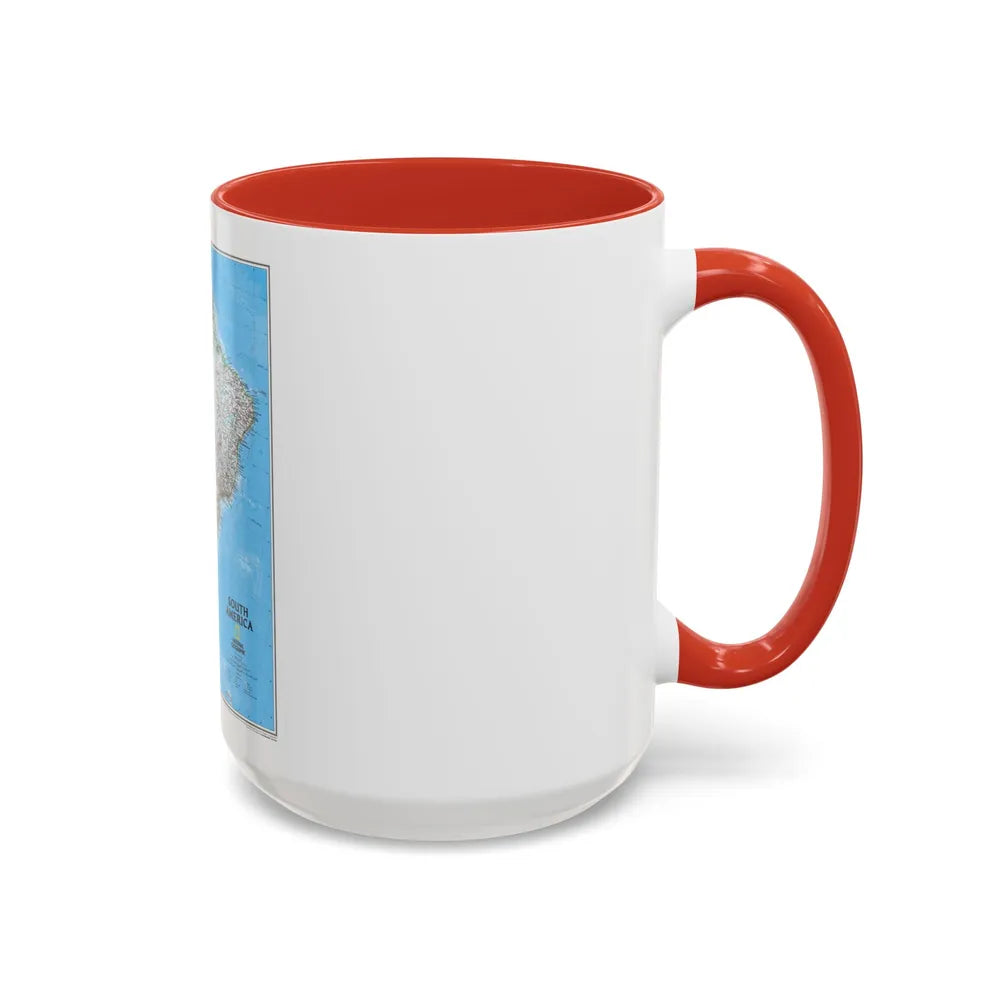 South America (2007) (Map) Accent Coffee Mug-Go Mug Yourself