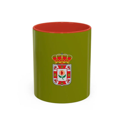 Flag of Granada Spain - Accent Coffee Mug-11oz-Red-Go Mug Yourself