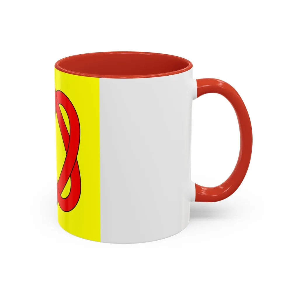 Flag of Blonay Switzerland - Accent Coffee Mug-Go Mug Yourself