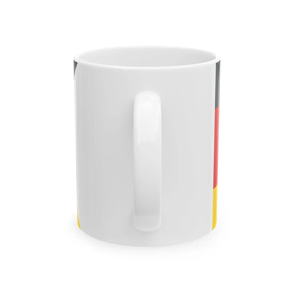 Flag of President of Deutsche Bundespost Germany - White Coffee Mug-Go Mug Yourself