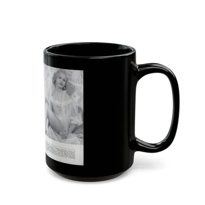 Norma Sykes #168 - 66 PHOTOGRAPHS OF Sabrina U.K. Pocket Mag. Pages 66 & 67 (Vintage Female Icon) Black Coffee Mug-Go Mug Yourself