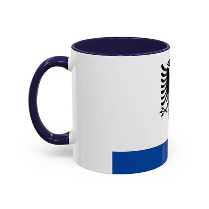 Government Ensign of Albania - Accent Coffee Mug-Go Mug Yourself