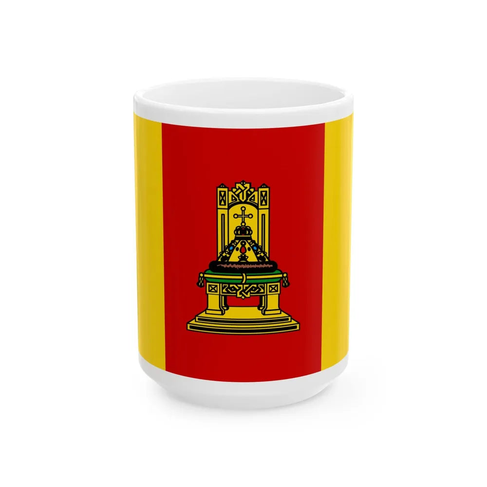 Flag of Tver Oblast Russia - White Coffee Mug-15oz-Go Mug Yourself