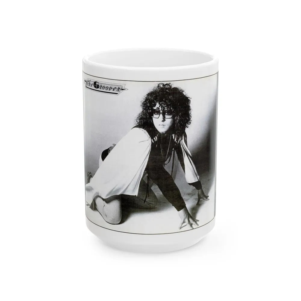 T.Rex 1973 (Music Poster) White Coffee Mug-15oz-Go Mug Yourself