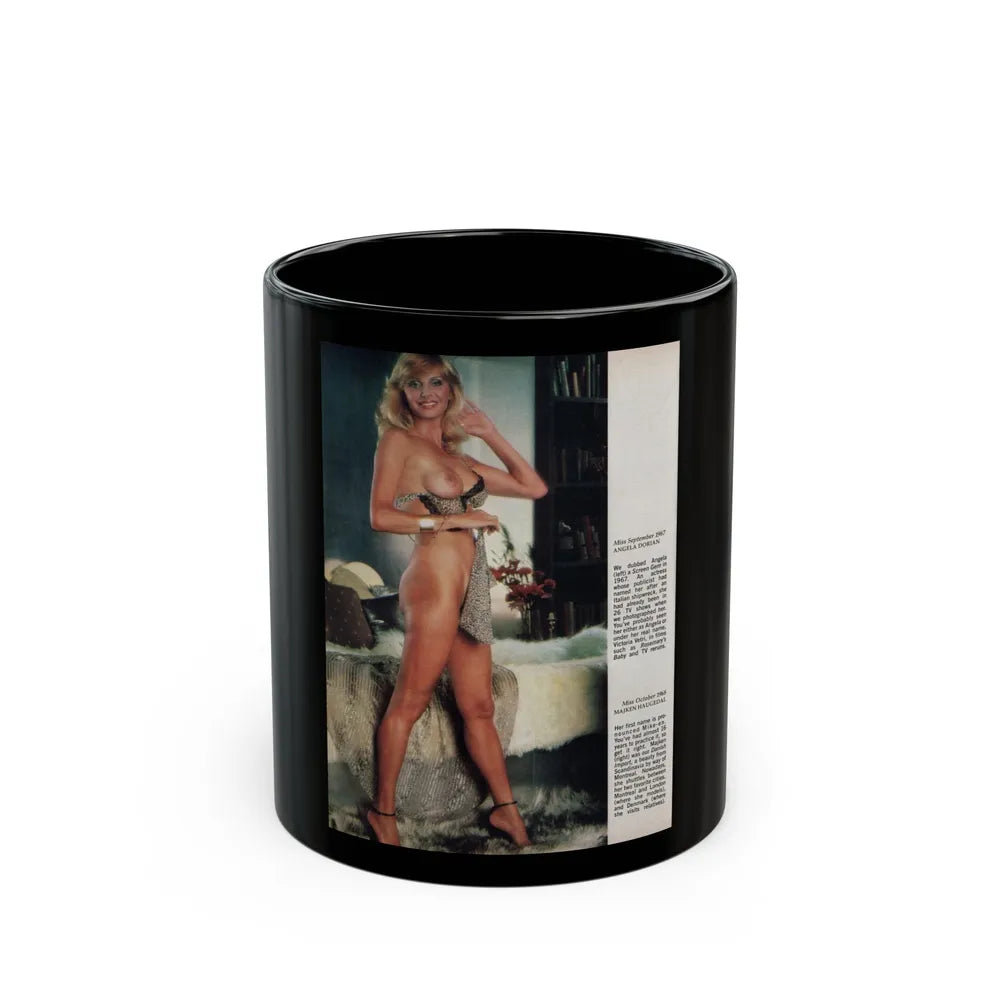 Victoria Vetri #135 - Sexiest Playboy Centerfolds of 60's from Playboy Magazine (Vintage Female Icon) Black Coffee Mug-11oz-Go Mug Yourself