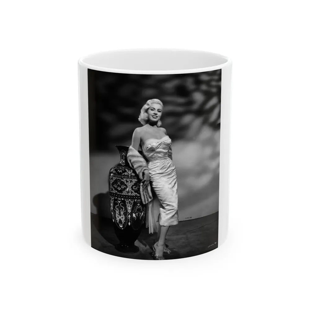 Jeanne Carmen #231 (Vintage Female Icon) White Coffee Mug-11oz-Go Mug Yourself