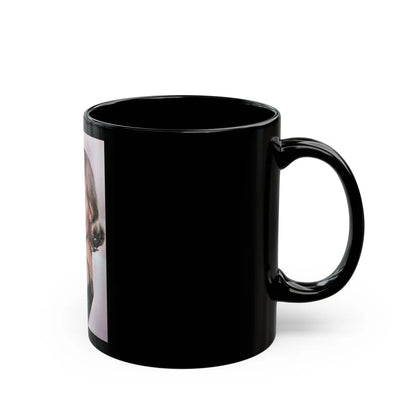 Diane McBain #30 (Vintage Female Icon) Black Coffee Mug-Go Mug Yourself