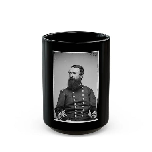 Portrait Of Rear Adm. David D. Porter, Officer Of The Federal Navy (U.S. Civil War) Black Coffee Mug-15oz-Go Mug Yourself