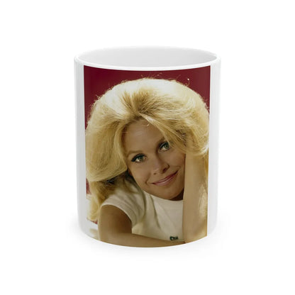 Elizabeth Montgomery #99 (Vintage Female Icon) White Coffee Mug-11oz-Go Mug Yourself