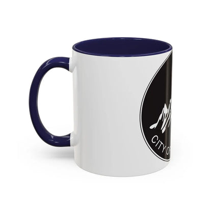 Seal of Boulder Colorado - Accent Coffee Mug-Go Mug Yourself