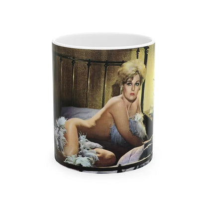 Kim Novak #342 (Vintage Female Icon) White Coffee Mug-11oz-Go Mug Yourself