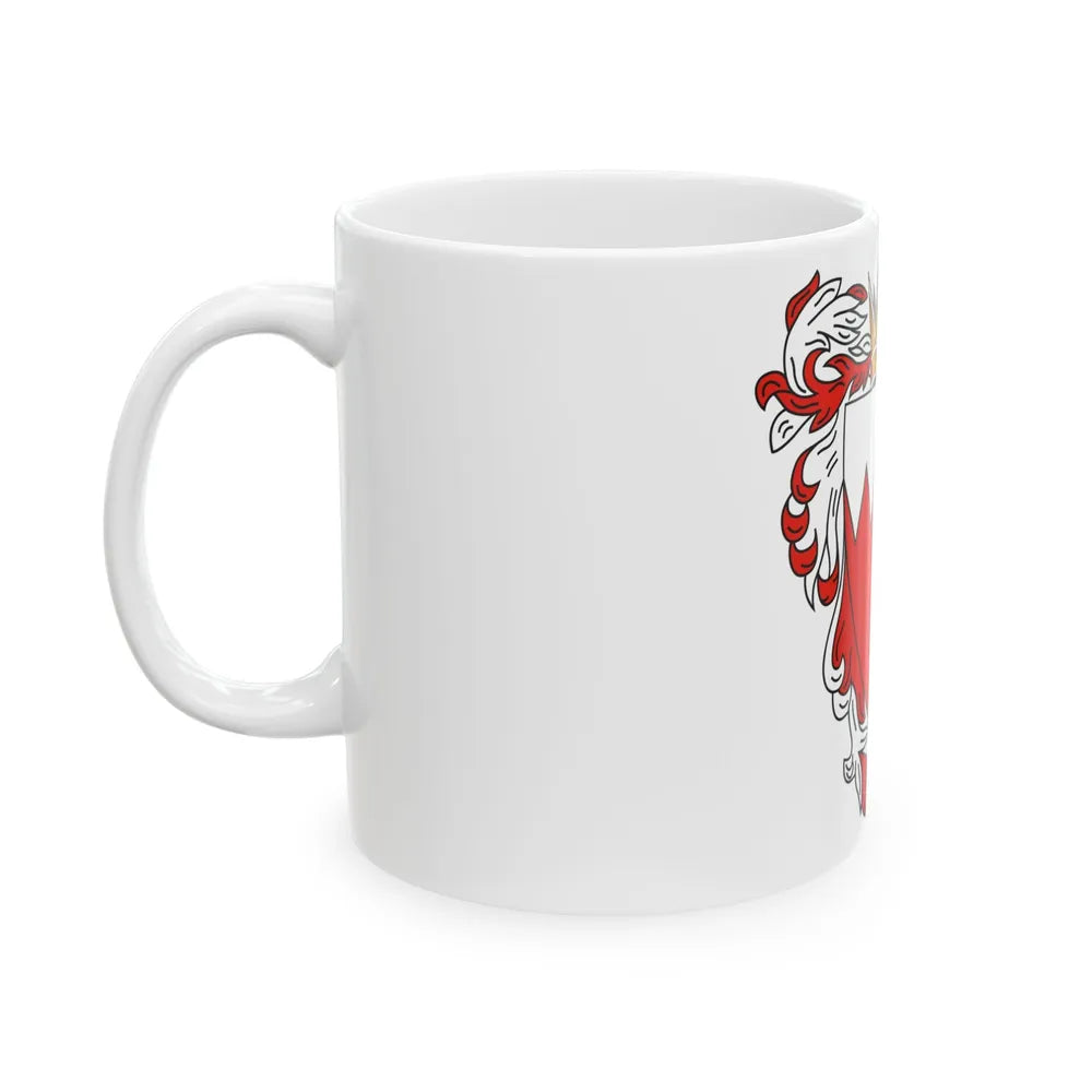 Coat of Arms of The Kingdom of Bahrain - White Coffee Mug-Go Mug Yourself