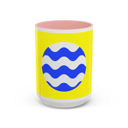 Flag of Fontana Malta - Accent Coffee Mug-15oz-Pink-Go Mug Yourself