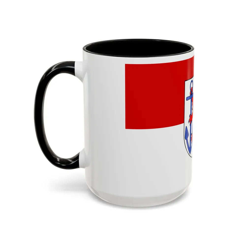 Flag of Duesseldorf Germany - Accent Coffee Mug-Go Mug Yourself