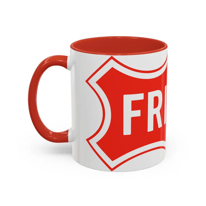 Seal of Frisco Texas - Accent Coffee Mug-Go Mug Yourself