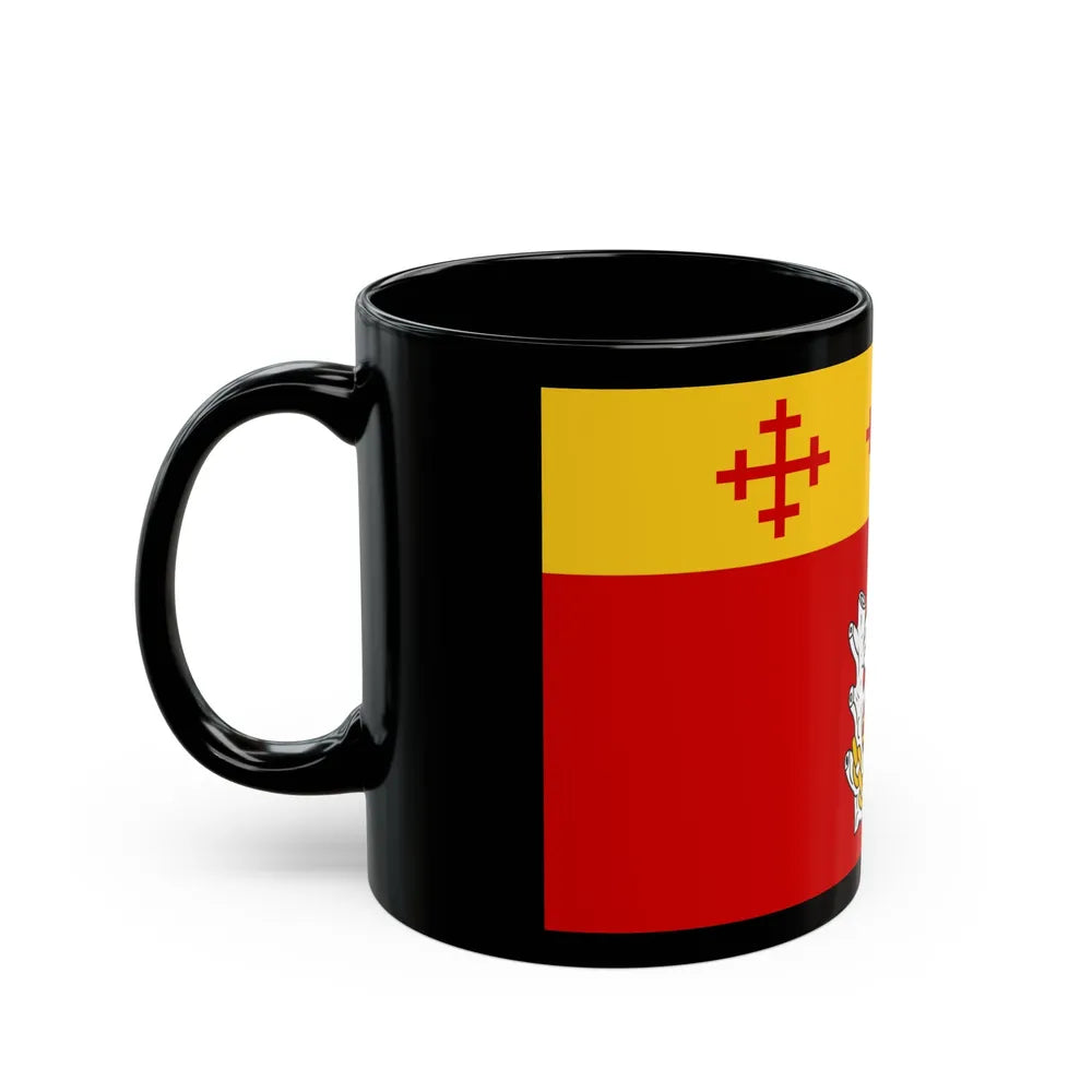 Flag of Warwickshire UK - Black Coffee Mug-Go Mug Yourself