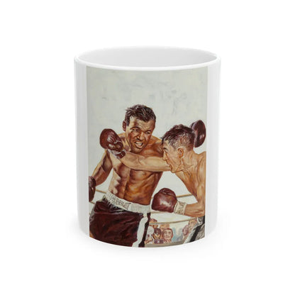 Boxing it Out - White Coffee Mug-11oz-Go Mug Yourself