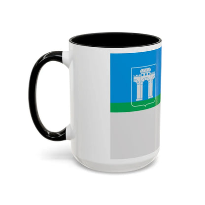 Flag of Rivne Ukraine - Accent Coffee Mug-Go Mug Yourself