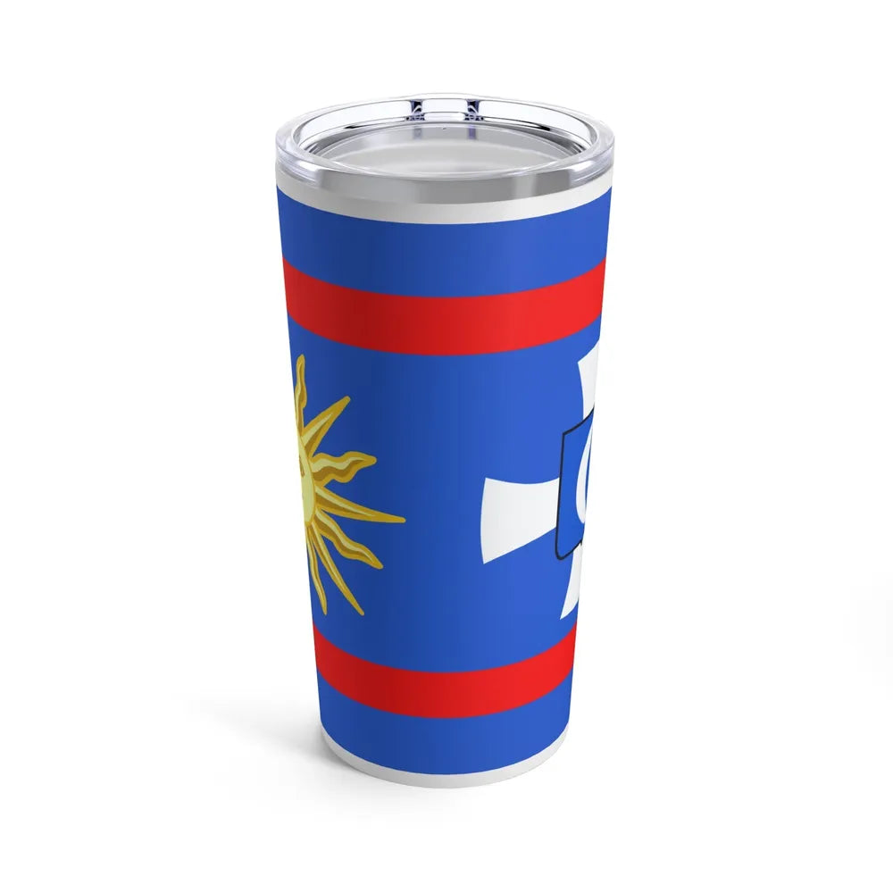 Flag of Vinnytsia Oblast Ukraine - Tumbler 20oz-20oz-Go Mug Yourself