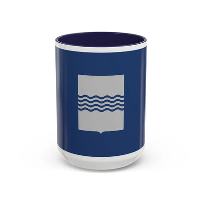 Flag of Basilicata Italy - Accent Coffee Mug-15oz-Navy-Go Mug Yourself