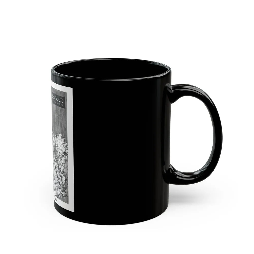 Cotillion advertisement, 1955 - Black Coffee Mug-Go Mug Yourself